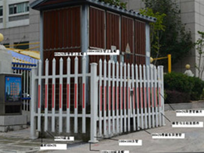 沈阳红色插片护栏